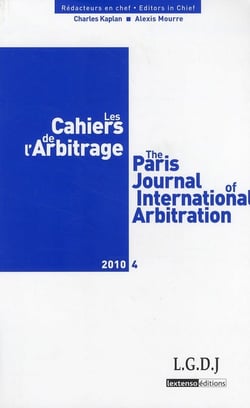 Les cahiers de l'arbitrage n.4