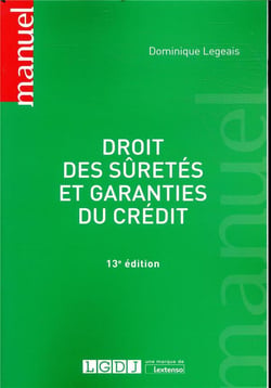 Droit des suretes et garanties du credit