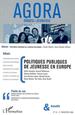 REVUE AGORA DEBATS JEUNESSES n.42 : politiques publiques de jeunesse en Europe