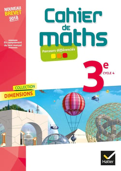 DIMENSIONS : mathématiques - cahier de l'élève (édition 2018)