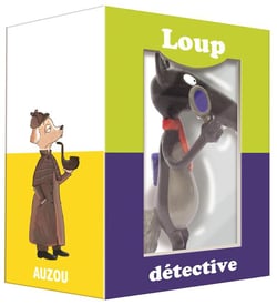 FIGURINE INDIVIDUELLE LOUP DETECTIVE