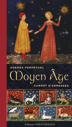 Agenda perpétuel moyen-âge - carnet d'adresses
