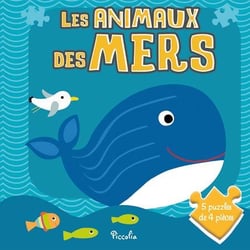 Les animaux des mers - livre 5 puzzles