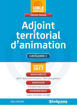 Adjoint territorial d'animation - catégorie C (concours 2017)
