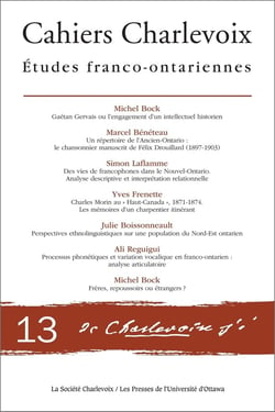Cahiers Charlevoix 13 : Études franco-ontariennes
