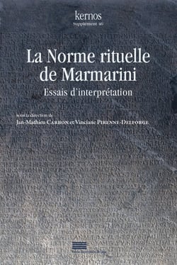 Kernos : Norme rituelle de Marmarini