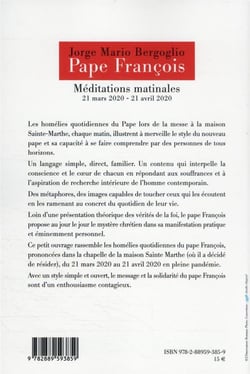 Méditations matinales : 21 mars 2020 - 21 avril 2020
