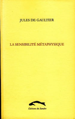 La sensiblité métaphysique