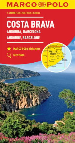 COSTA BRAVA : ANDORRE, BARCELONE 1 : 200 000
