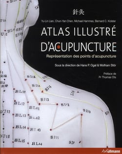 Atlas illustré d'acupuncture - représentation des points d'acupuncture