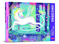 La licorne - livre et puzzle de 100 pièces