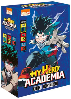 My Hero Academia : coffret Tomes 1 à 3