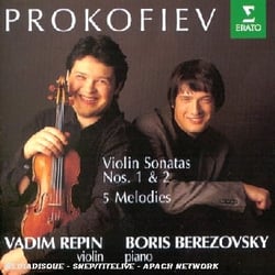Sonates pour violon et piano n°1 op.80, n°2 op.94 bis, 5 mélodies op.35 bis