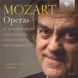 Mozart : les noces de Figaro - Don Giovanni - Cosi fan Tutte - La flûte enchantée. La petite bande
