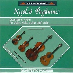 Quartets n. 4-5-6 for violin, viola, guitar and cello