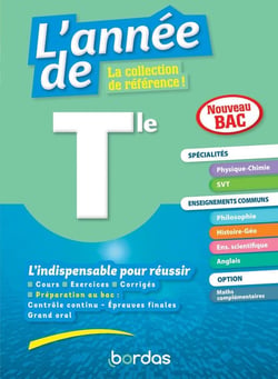 L'année de : terminale - spécialités physique-chimie, SVT (édition 2023)
