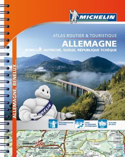 Atlas Routier Et Touristique Allemagne, Benelux, Autriche, Suisse, Republique Tcheque (Spirale)