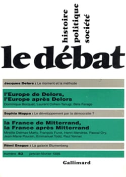Revue le débat t.83 - janvier-février 1995