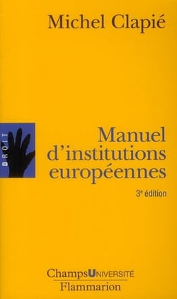 Manuel d'institutions européennes