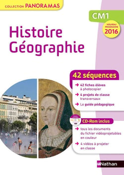 Panoramas : Panorama - Histoire Géographie - Fichier - CM1 + CD
