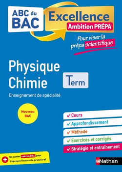 ABC du bac excellence : physique chimie : enseignement de spécialité : terminale (édition 2021)