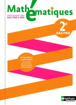 Mathématiques - 2e bac pro - pochette de l'élève - programme 2009