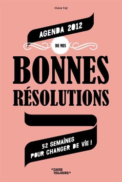 AGENDA DE MES BONNES RESOLUTIONS 2012 (GF)