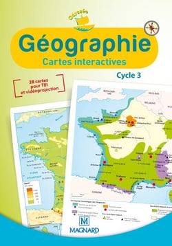 CD-ROM - Géographie cycle 3 - Cartes interactives - Collection Odysséo
