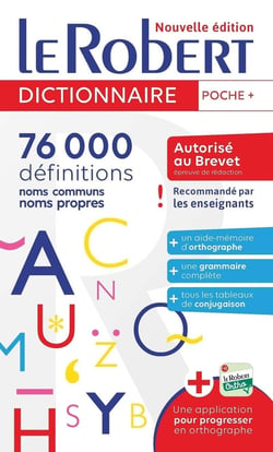 LE ROBERT POCHE + : dictionnaire