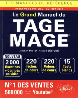 Le grand manuel du TAGE MAGE - programme officiel (2e édition)