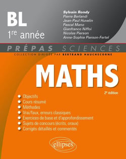 Mathématiques - BL 1re année - nouveaux programmes