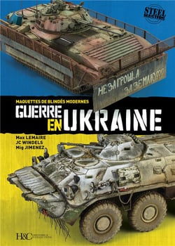 Guerre en Ukraine - maquettes de blindés modernes