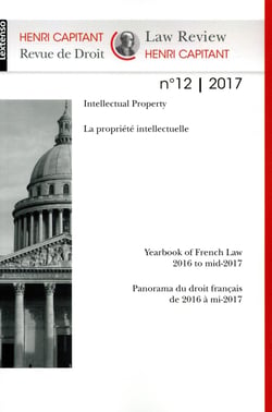 HENRI CAPITANT - REVUE DE DROIT N 12 2017