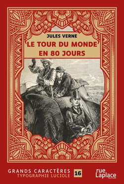 Le tour du monde en 80 jours - grands caracteres, edition accessible pour les malvoyants