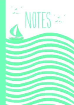 Carnet Marinière Cyan