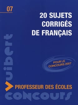 20 sujets corrigés de français