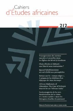Cahiers d'études africaines n.212 : la migration prise aux mots