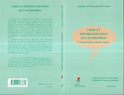 Crise et désorganisation de l'entreprise : L'organisation comme espace