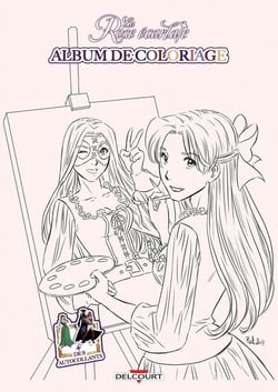 La rose écarlate : album de coloriage