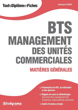 BTS management des unités commerciales - matières générales