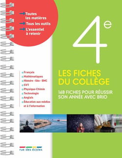 Les fiches du collège : 4e