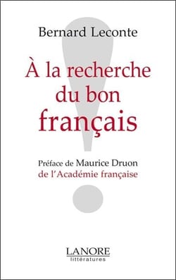 À la recherche du bon français