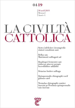 La civiltà cattolica : avril 2019