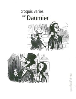 Croquis variés de Daumier