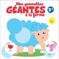 Mes gommettes géantes à la ferme : 2 + (mouton)