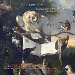 Buxtehude : Sonate à doi, violine & viola da gamba con cembalo opus 1 & 2