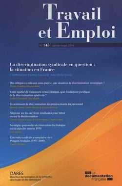 TRAVAIL ET EMPLOI n.145 : la discrimination syndicale en question - la situation en France