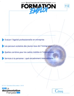 Prospective formation emploi n.112