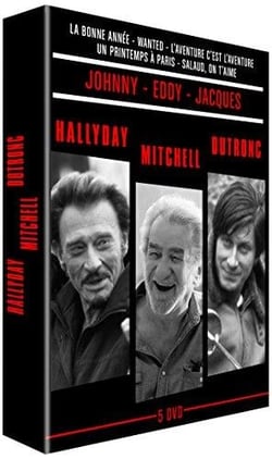 Hallyday - Mitchell - Dutronc - Coffret: Salaud, on t'aime + + L'aventure c'est l'aventure + Un printemps à Paris + À nous deux + Wanted