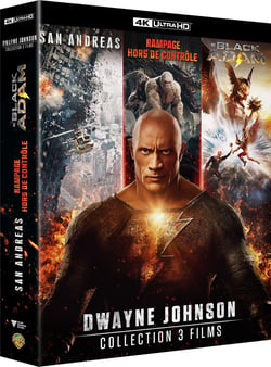 Dwayne Johnson - Collection 3 films : San Andreas + Rampage - Hors de contrôle + Black Adam